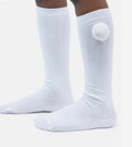 Baby Boy Vibrant Pom-pom Knee Socks - White