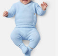 Baby 4-Piece Knitted Embroidery - Baby Blue