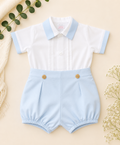 Baby Blue Beau Romper