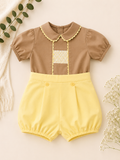 Teddy Lemon Drop Romper